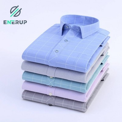 Enerup Wholesale New Oxford Long-Sleeved Business Casual Comfortable Non-Iron Men's Shirt for Spring and Autumn